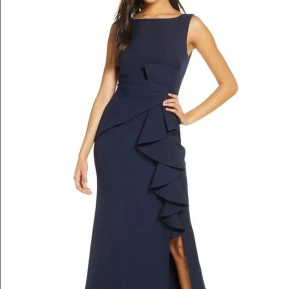 Ruffle Front Gown - image 1